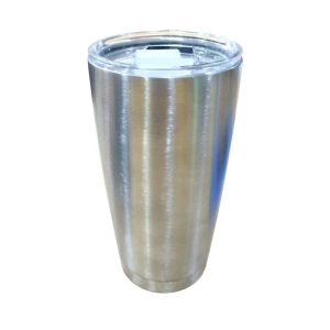 Vaso de Acero Plateado